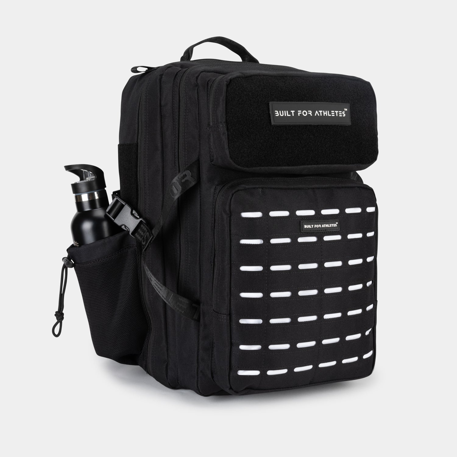 Large Monochrome 45L Gym Backpack Black & White – Built For