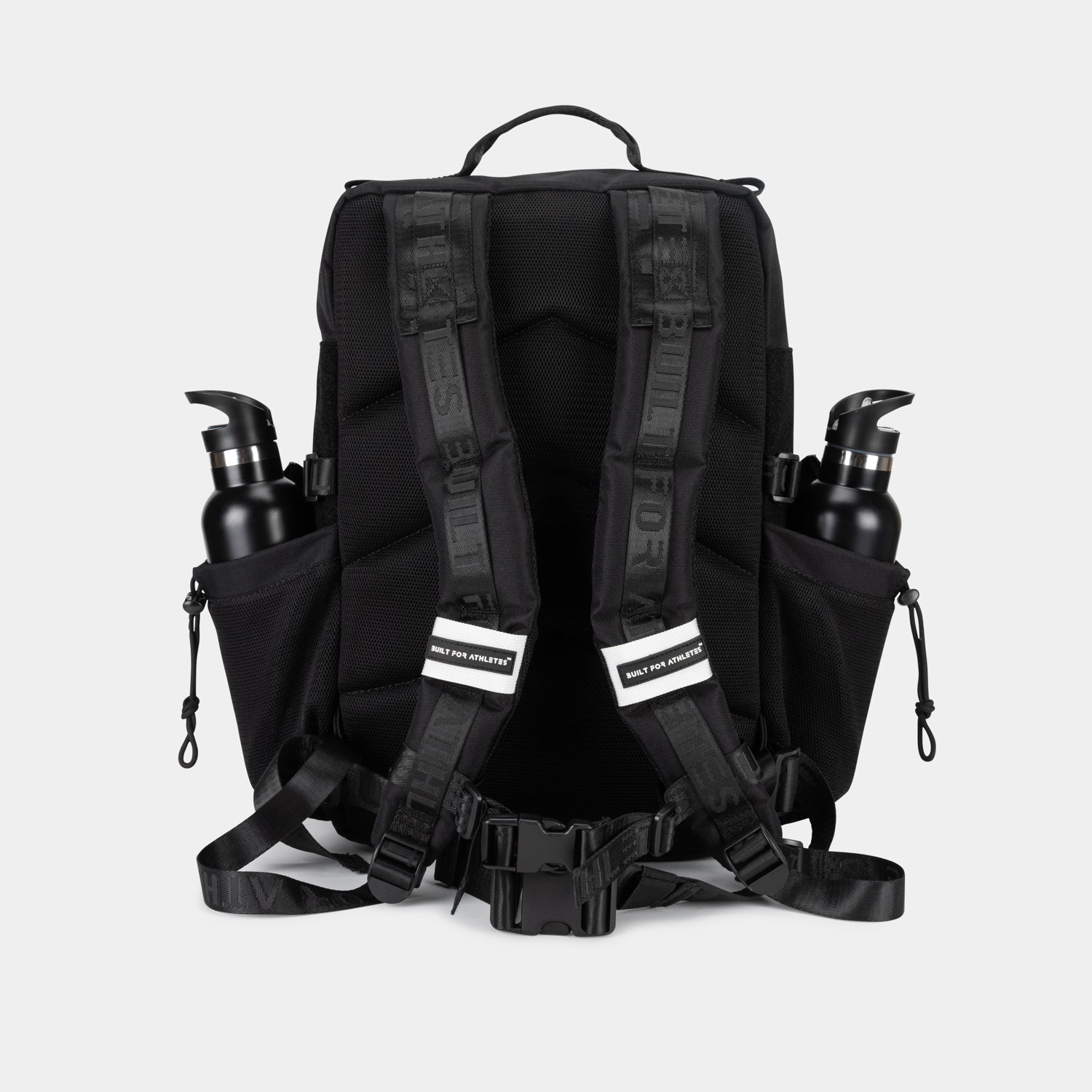 Large Monochrome 45L Gym Backpack Black & White – Built For