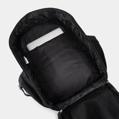 Large 45L Gym Backpack Black & Aqua