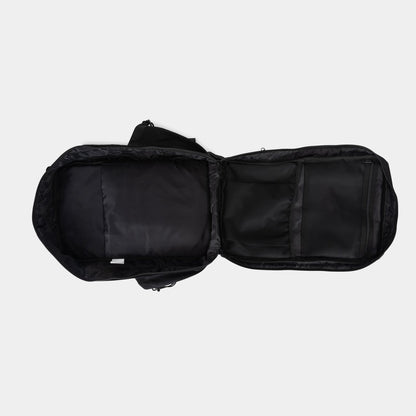Large 45L Gym Backpack Black & Aqua