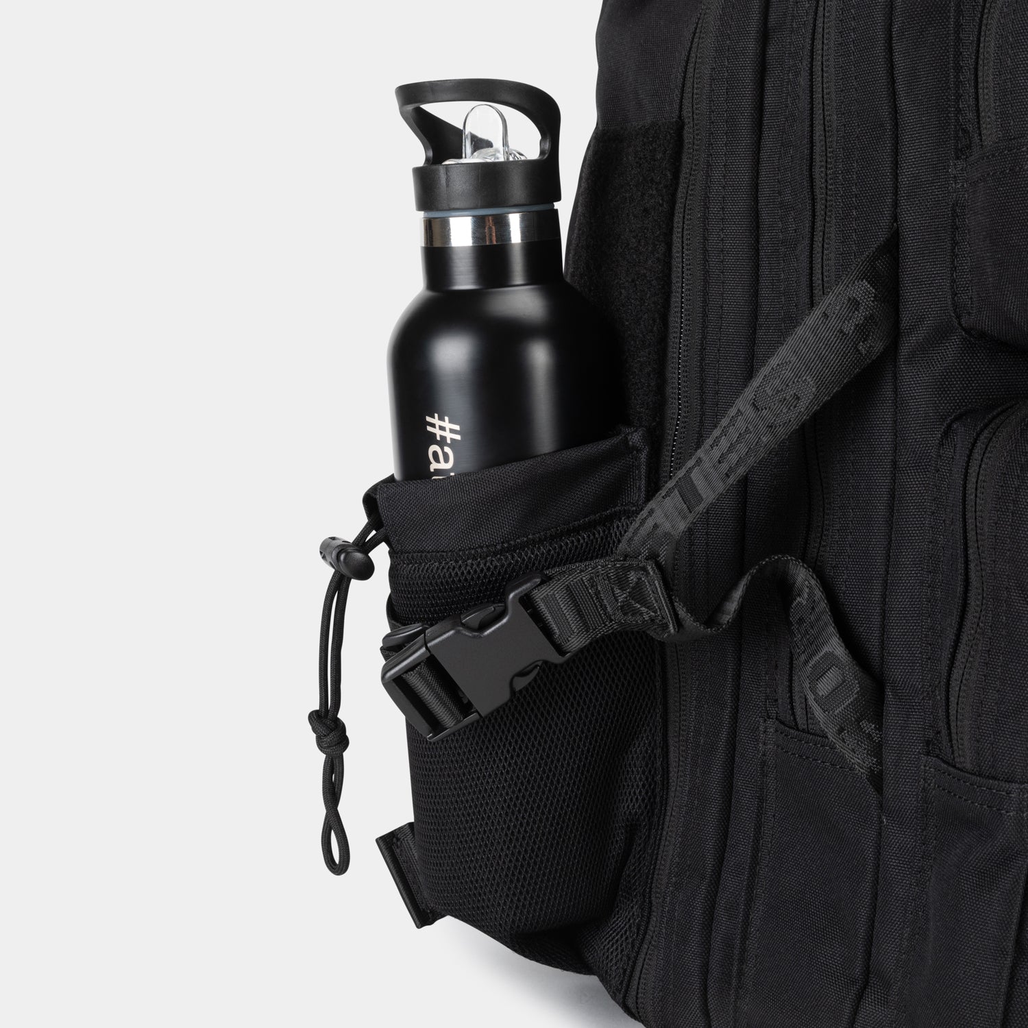 Medium 25L Gym Backpack Black & Aqua
