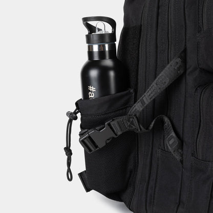 Medium 25L Gym Backpack Black & Aqua
