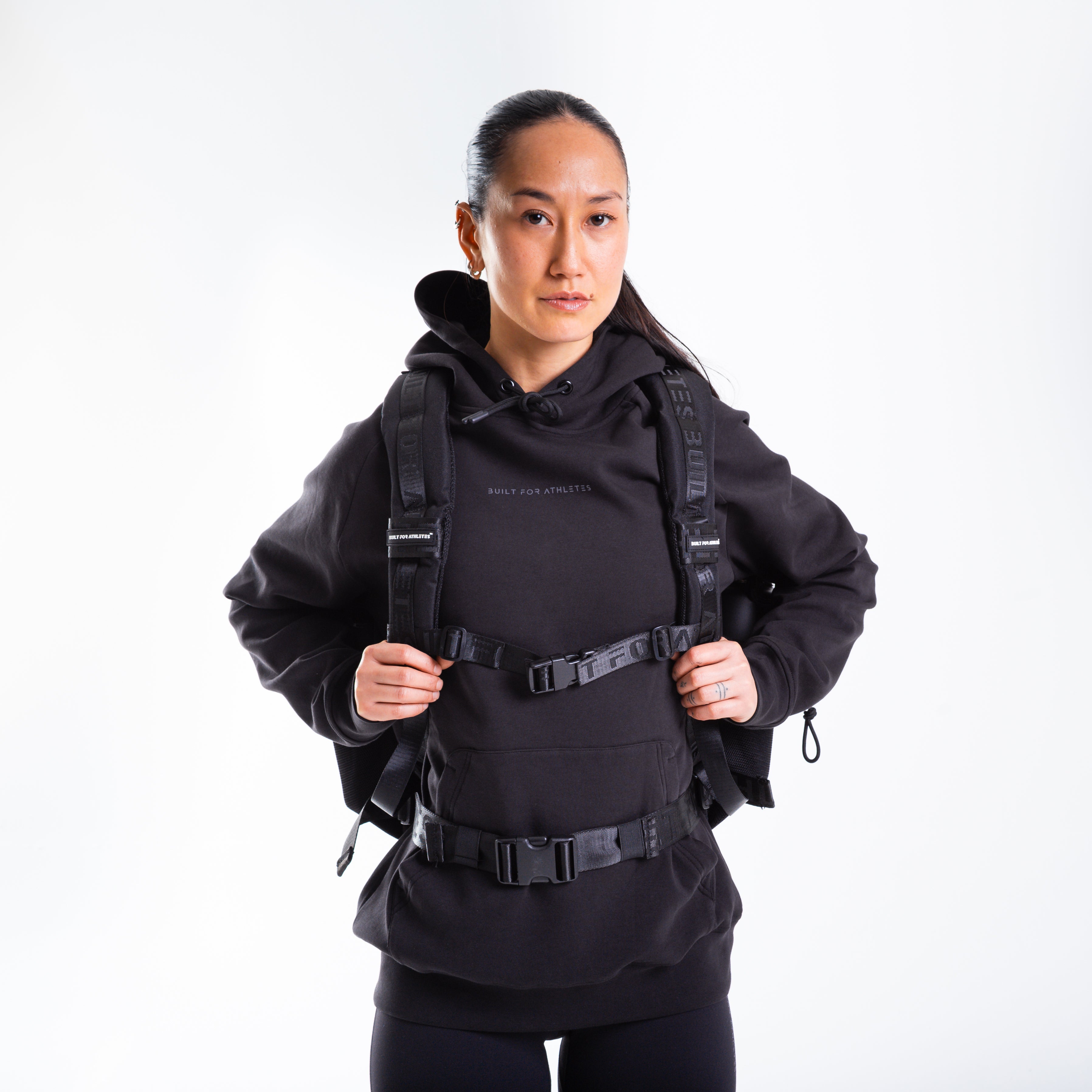 Large 45L Gym Backpack Black
