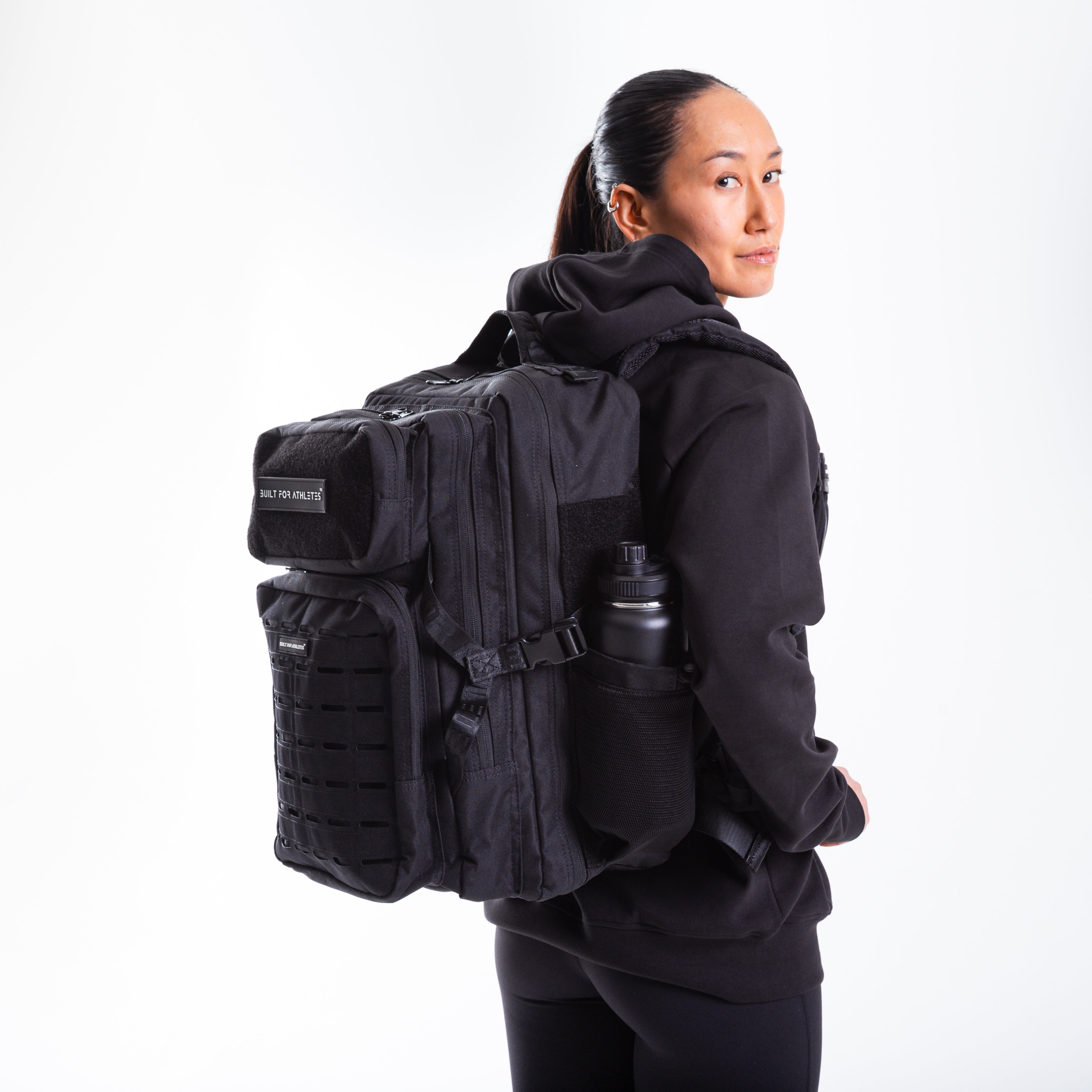 Large 45L Gym Backpack Black