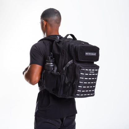 Large Monochrome 45L Gym Backpack Black & White