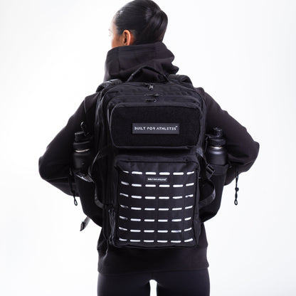 Large Monochrome 45L Gym Backpack Black & White
