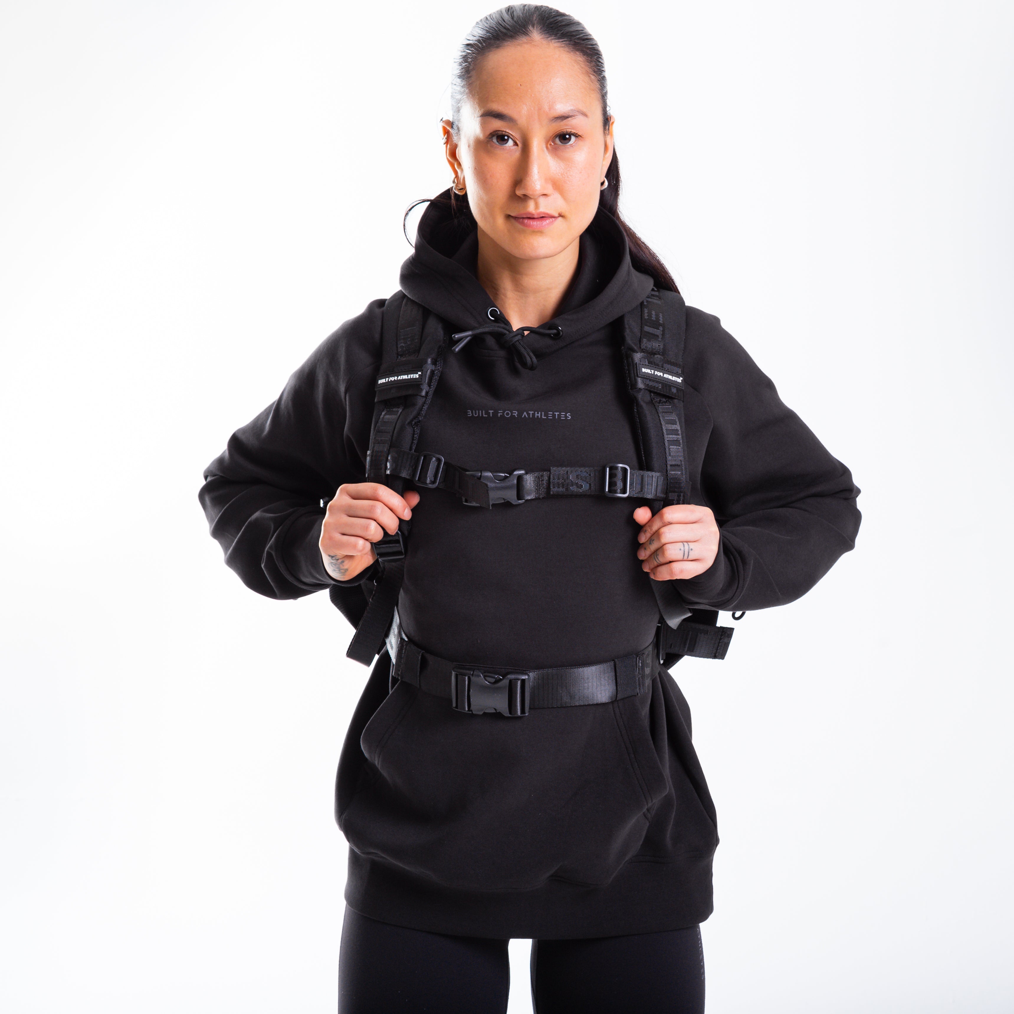 Medium 25L Gym Backpack Black