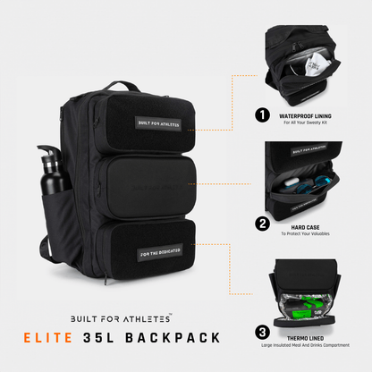 Hybrid 35L Backpack Black