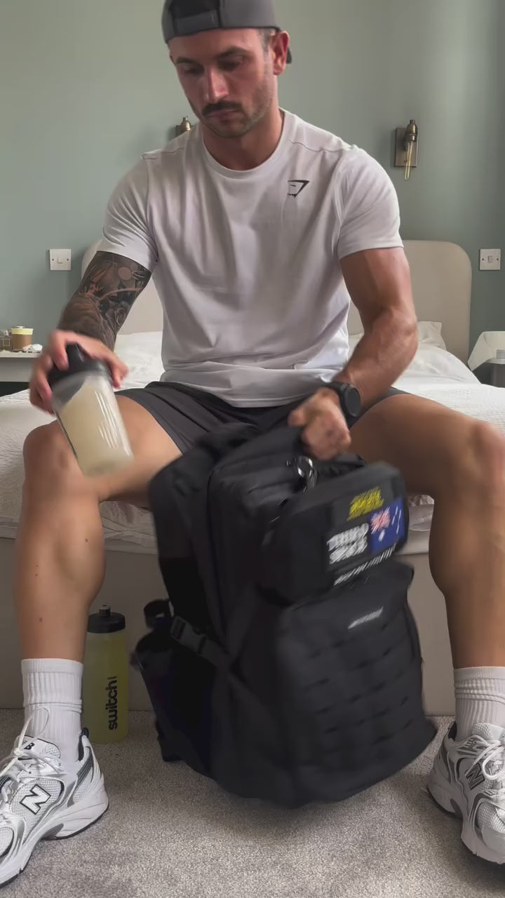 Large 45L Gym Backpack Black
