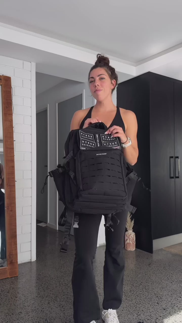 Large 45L Gym Backpack Black