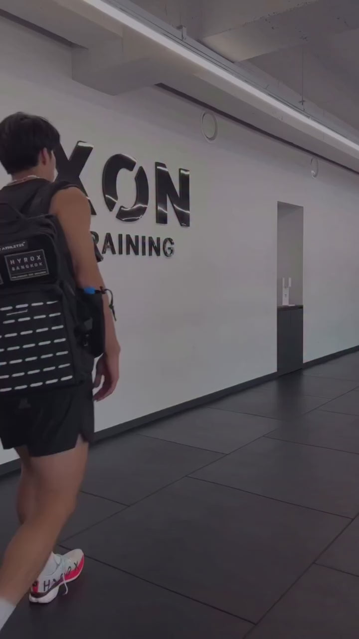 Large Monochrome 45L Gym Backpack Black & White